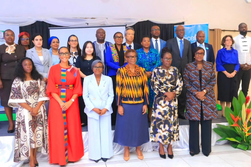 Présentation du rapport de l'analyse des privations multiples chez les enfants au Gabon.