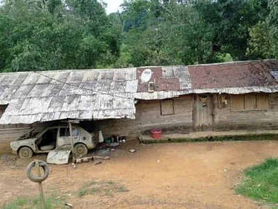 Quartier Akué-Essimengane dans la ville de Bitam