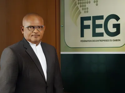 Alain-Claude Kouakoua, président de la Fédération des entreprises du Gabon 