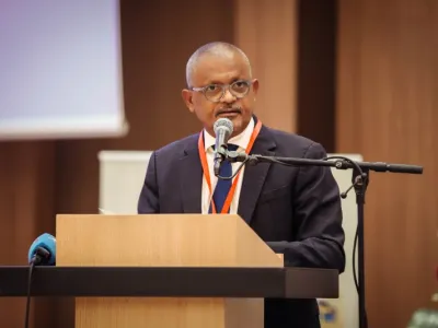 Alain-Claude Kouakoua, président de la Fédération des entreprises du Gabon 