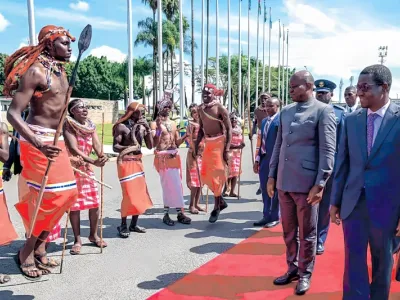 Brice Clotaire Oligui Nguema, président du Gabon en visite à Nairobi