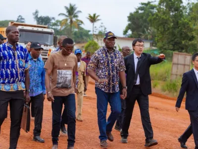 Brice Clotaire Oligui Nguema, président du Gabon à Oyem