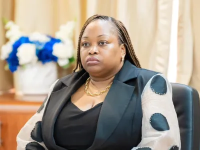 Camelia Ntoutoume-Leclerq, ministre de l'éducation nationale