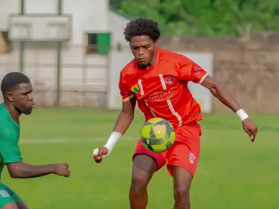 Davicain Ango, footballeur de l’US Bitam