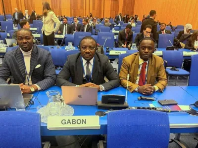 La délégation gabonaise à Vienne