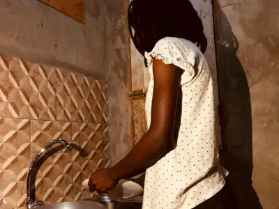 Elève gabonaise 