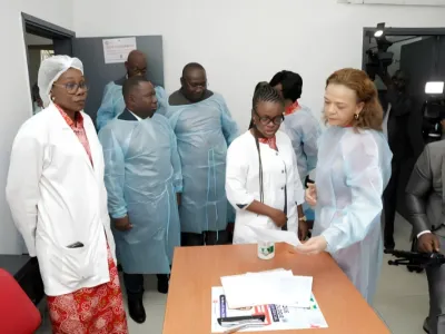 Elsa Nkana Joséphine Ayo-Bivigou, ministre de la Santé au CNT