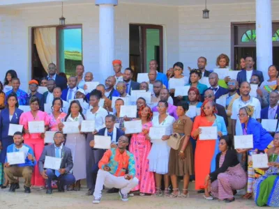 Employés d'Olam Palm Gabon