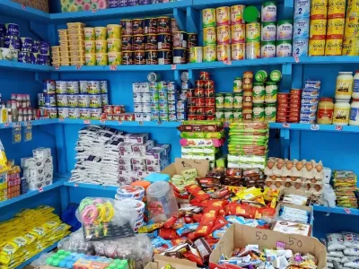 Épicerie à Koulamoutou