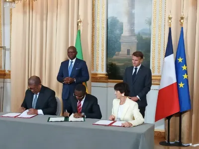 Signature du protocole d'accord entre Eramet et la République gabonaise