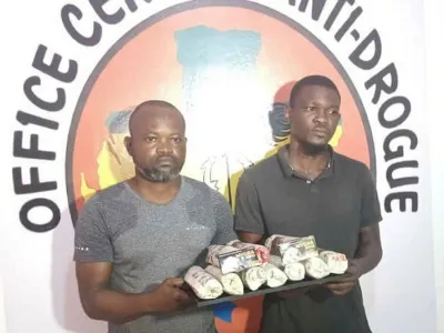 Jacques Moubila Mabounda, alias Claver, et Brévia Koumba, présumés trafiquants de stupéfiants