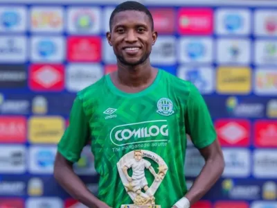 Kaled Okoua Nkani, footballeur à Mangasport