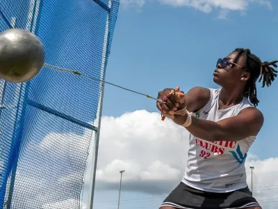 Kenza Falana, athlète gabonaise 