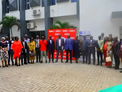 Les autorités et cadres lors du lancement de la Semaine nationale de l’environnement à Oyem