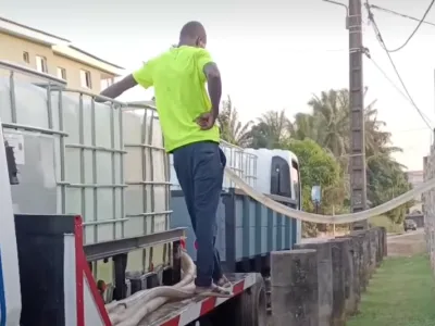 Livraison d'eau à Libreville