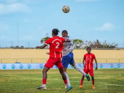 Match du National foot 1 entre l'USB et Vautour Club