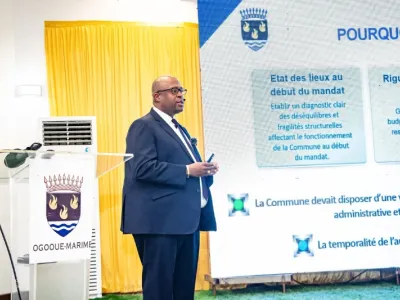 Pascal Houangni Ambouroue, Maire de port-gentil