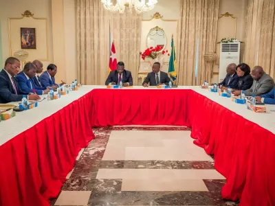 Rencontre entre Dieudonné Aba'a Owono et le Pr Djobo-Babakane Coulibaley