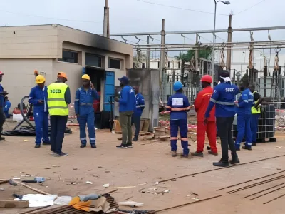  Travaux de réparation du poste source 20 kV de la centrale thermique d’Owendo