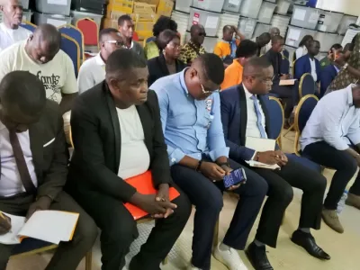 Responsables des entreprises adjudicataires de l'Ogooué-Lolo
