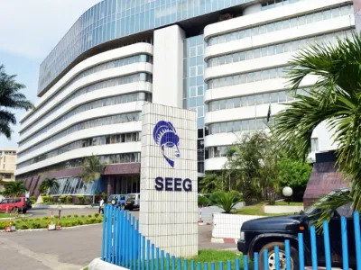 Le siège de la SEEG à Libreville. © DR