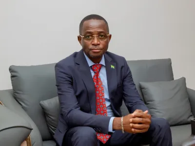 Sosthène Nguema, ministre des mines 