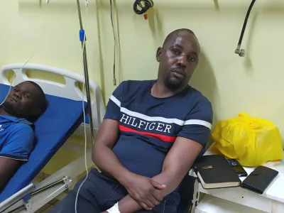 Victimes d'un accident de circulation au village Milolo