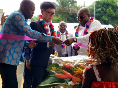 S.E.M. Yoshio Ando, ambassadeur extraordinaire et plénipotentiaire du Japon au Gabon