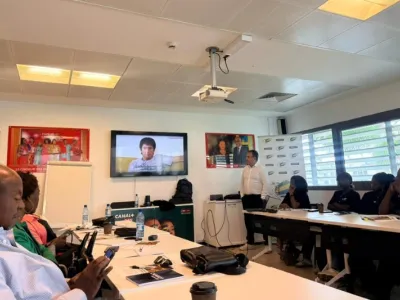 Session de formation organisée par CANAL+ University autour du journalisme sportif