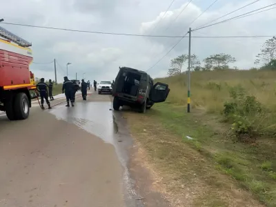 Accident de circulation à Tchibanga