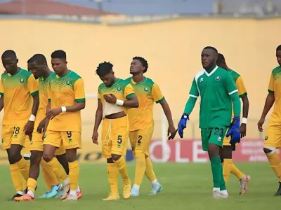 Les joueurs du CF Mounana