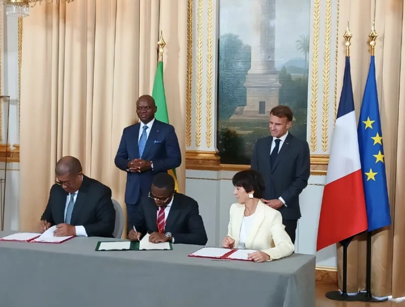 Signature du protocole d'accord entre Eramet et la République gabonaise