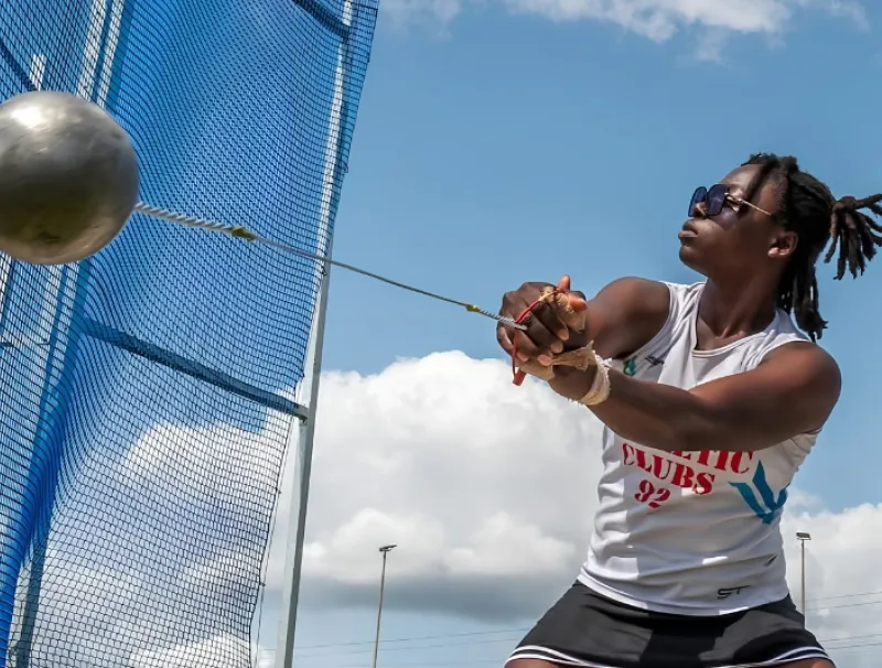 Kenza Falana, athlète gabonaise 