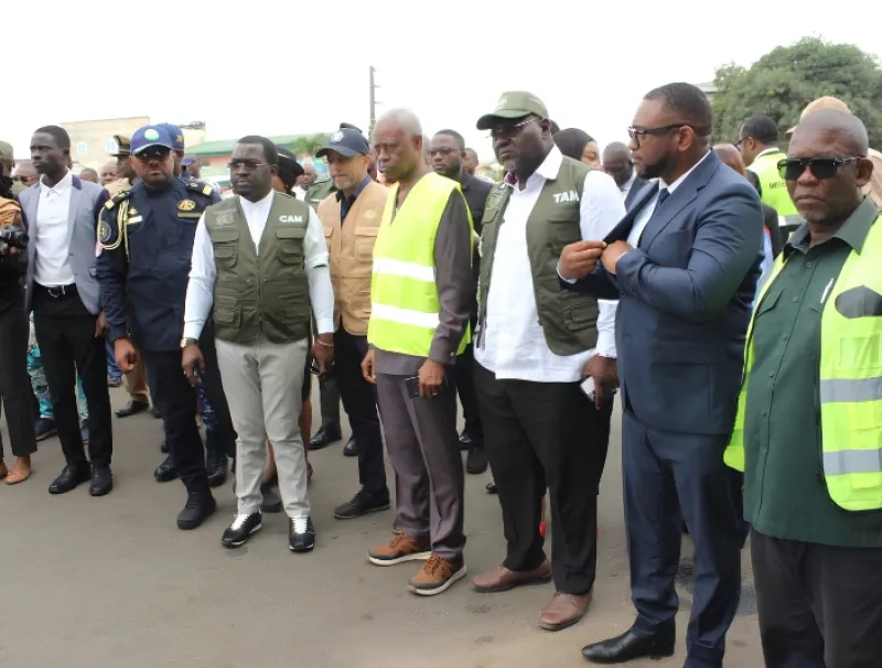 Opération "Libérez les trottoirs" à Libreville