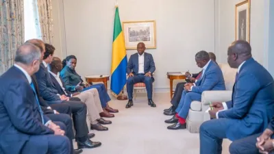 Entretien entre le président de la République, Brice Clotaire Oligui Nguema, et le directoire du consortium Omega.